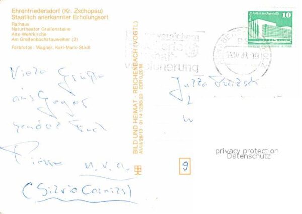 Ehrenfriedersdorf Erzgebirge Rund um die Greifensteine Rathaus Natur – Bild 2