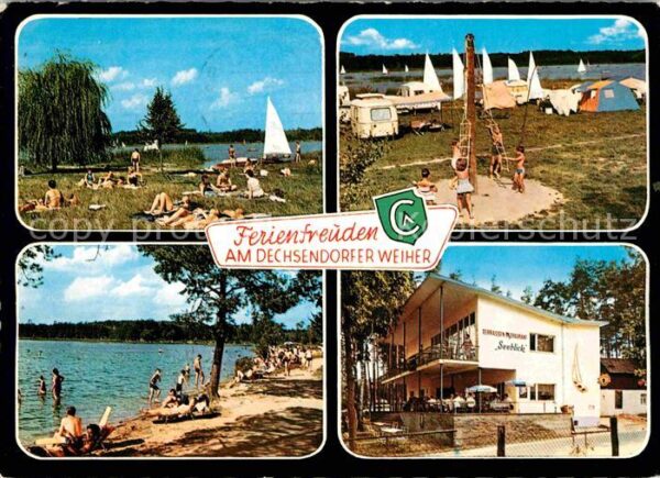 Dechsendorf Dechsendorfer Weiher Badestrand Camping