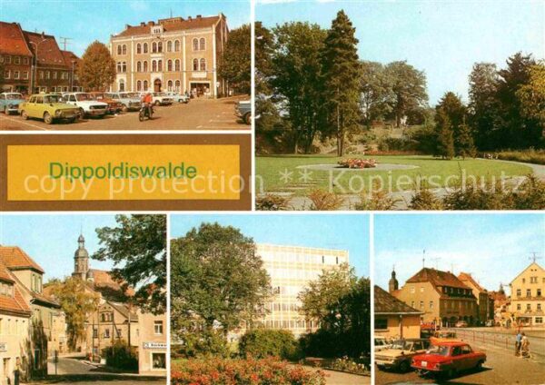 Dippoldiswalde Osterzgebirge Platz des Friedens VdN Ehrenhain Clemen