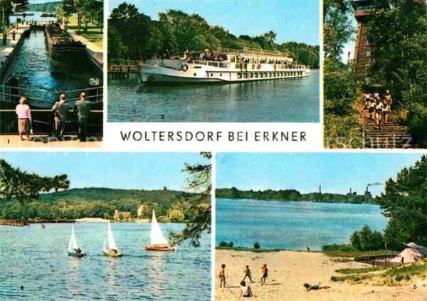 Woltersdorf Erkner Schleuse Luxusschiff Weisse Flotte Auss