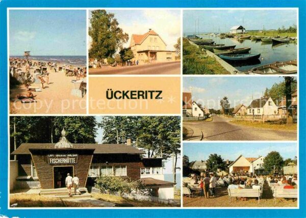 Ueckeritz Usedom Strand Ratscafe Bootshafen Achterwasser