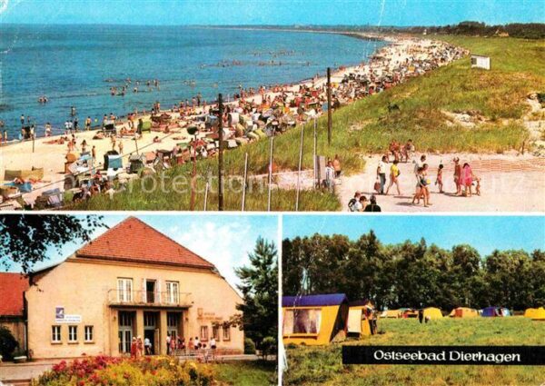 Dierhagen Ostseebad Strand FDGB Erholungsheim Ernst Moritz