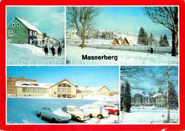 Masserberg Ernst Thälmann Strasse Teilansicht FDGB
