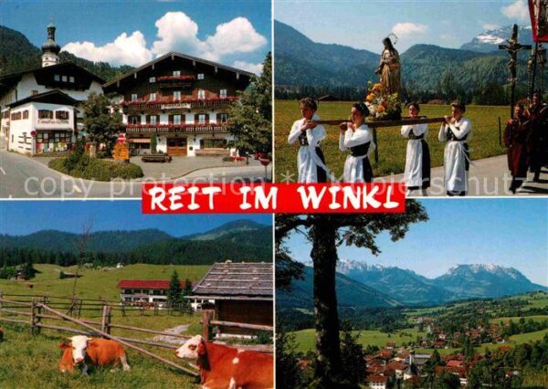 Reit Winkl Rathausplatz Winklmoos Alm Kirchenfest
