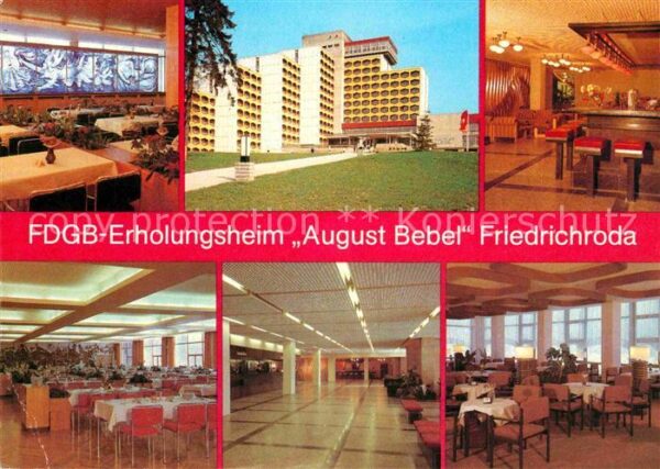 Friedrichroda FDGB Erholungsheim August Bebel