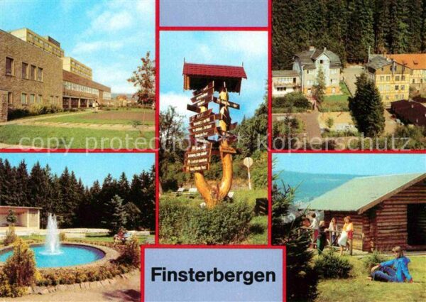 Finsterbergen FDGB Erholungsheim Wilhelm Pieck Wegwei