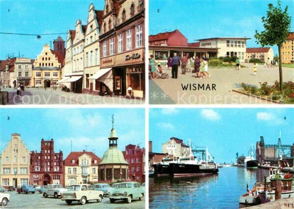 Wismar Mecklenburg Krämerstrasse Wendorf Kaufhof Markt Haf