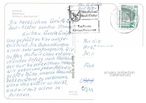 Bad Elster Kurhaus Bäderhaus Klinikum Sachsenhof W – Bild 2