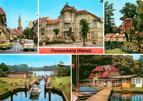 Fuerstenberg Havel Ernst Thälmann Strasse Rathaus Park des