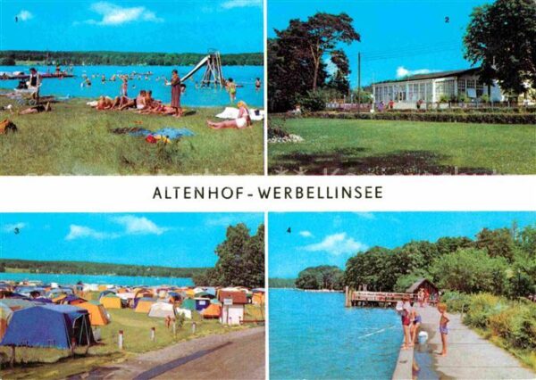 Altenhof Schorfheide Badestelle FDGB Erholungsheim Campingpl
