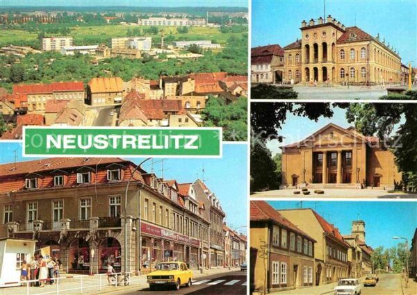 Neustrelitz Stadtübersicht Wilhelm Pieck Strasse Ra