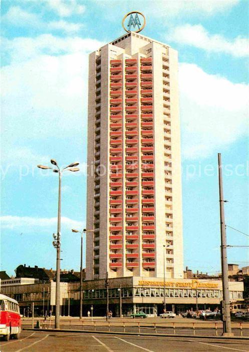 Leipzig Wohnhochhaus Wintergartenstrasse Restau