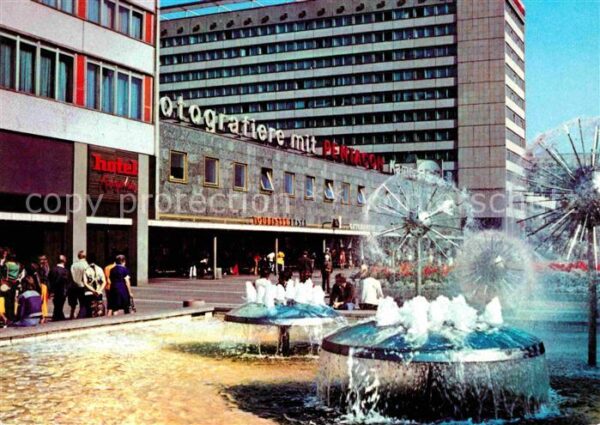 Dresden Prager Strasse Wasserspiele