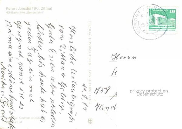 Jonsdorf HO Gaststätte Gondelfahrt – Bild 2
