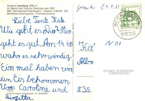 Bernbeuren Gasthof Auerberg Kirche Alpenpanorama F – Bild 2