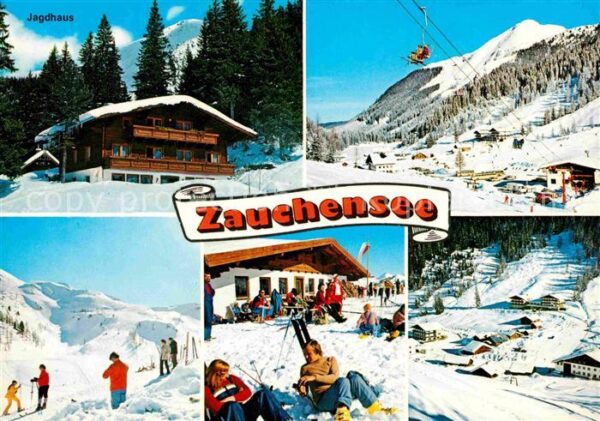 Altenmarkt Zauchensee Jagdhaus Sessellift Wintersportplatz Al