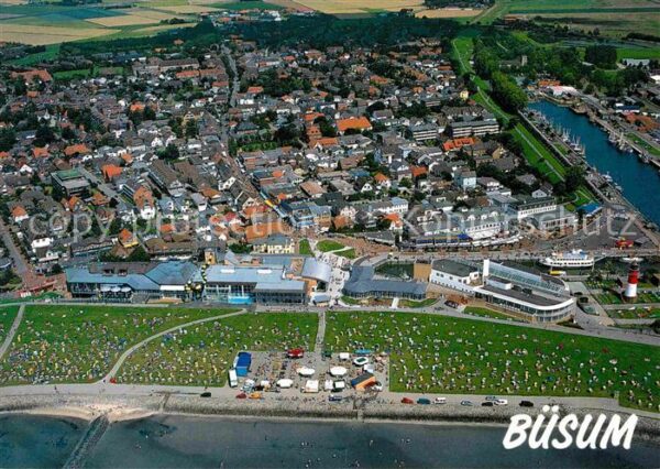 Buesum Nordseebad Fliegeraufnahme