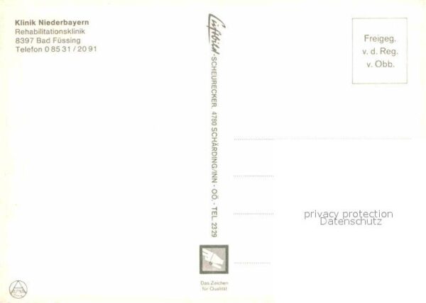 Bad Fuessing Klinik Niederbayern Rehaklinik Fliegera – Bild 2