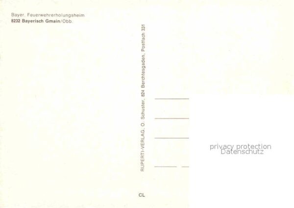 Bayerisch Gmain Bayerisches Feuerwehrerholungsheim Hall – Bild 2