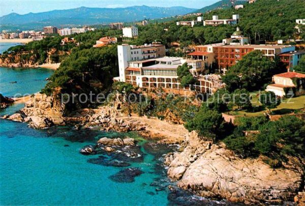 Playa de Aro Cataluna Hotel Capraig Küste Fliegeraufnahme