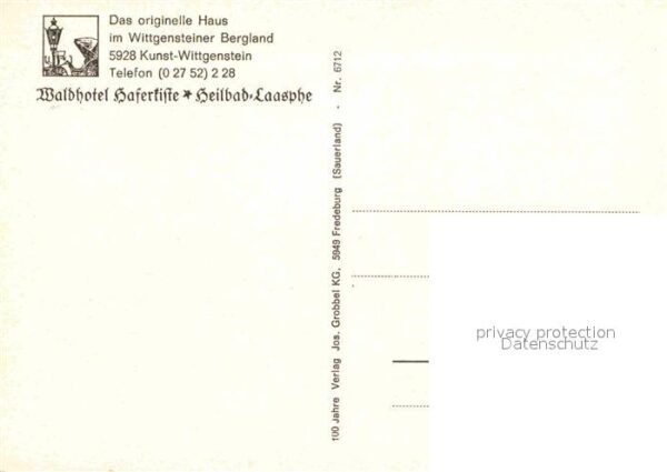 Laasphe Waldhotel Haferkiste Heilbad Wittgenste – Bild 2