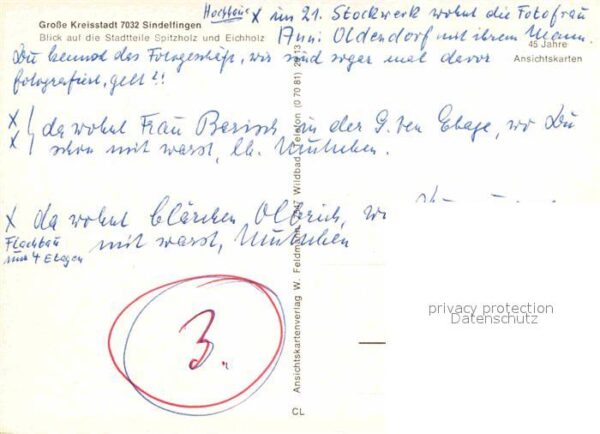 Sindelfingen Stadtteile Spitzholz und Eichholz Flieg – Bild 2
