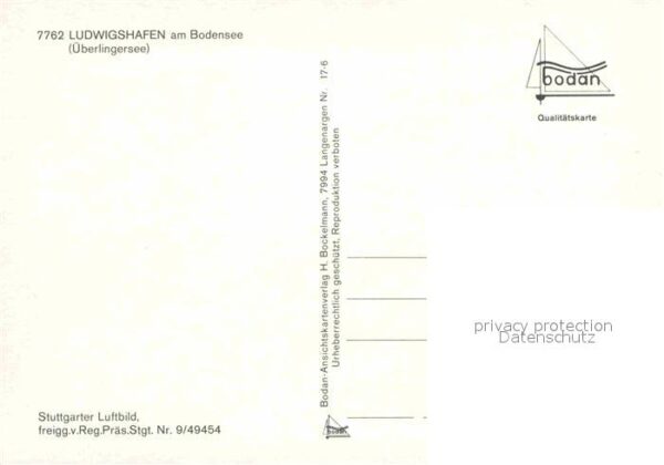 Ludwigshafen Bodensee Fliegeraufnahme – Bild 2