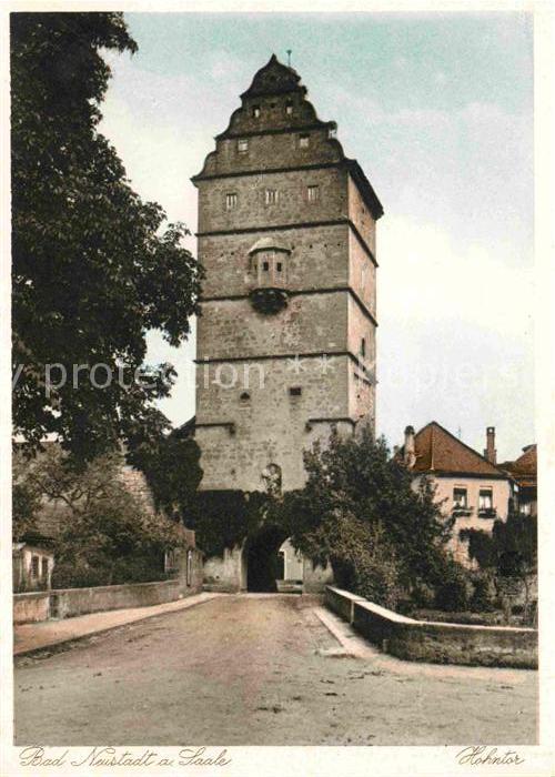 Bad Neustadt Hohntor Kupfertiefdruck