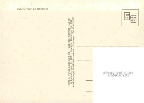 Ueberlingen Bodensee Fähre Ansicht von Seeseite Fliegeraufna – Bild 2