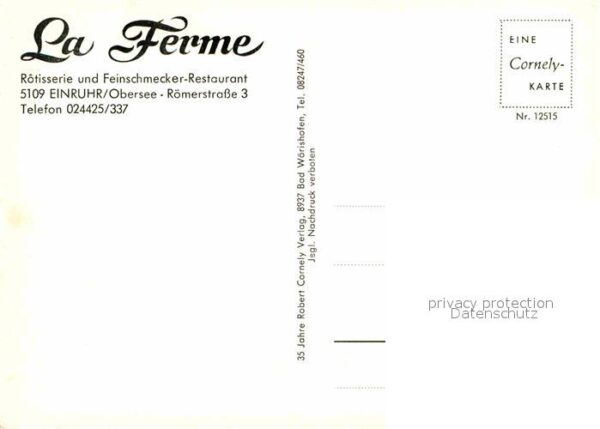 Einruhr La Ferme Rotisserie Restaurant – Bild 2