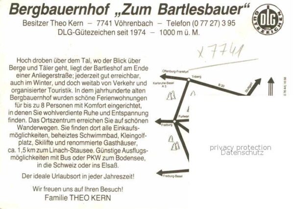 Voehrenbach Bergbauernhof Zum Bartlesbauer Linach S – Bild 2