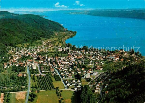 Ludwigshafen Bodensee Blick über den Überlinger See Fliegerau
