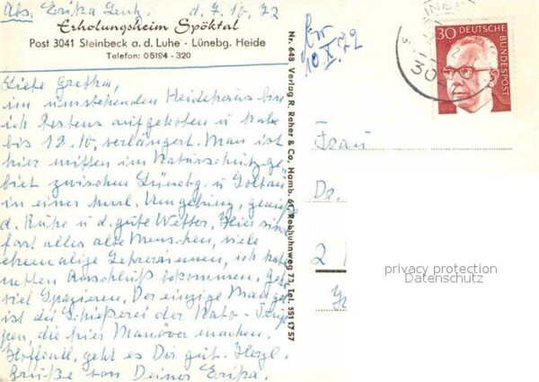 Steinbeck Luhe Erholungsheim Spöktal Heidberg Birkenha – Bild 2