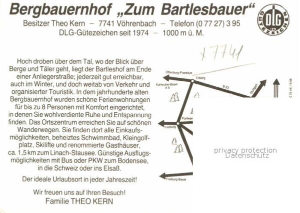 Voehrenbach Bergbauernhof Zum Bartlesbauer Linach S – Bild 2