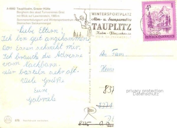 Tauplitzalm Grazer Hütte Bergheim Turnverein Graz B – Bild 2