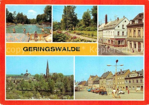 Geringswalde Freibad Park Leipziger Strasse Teilansi