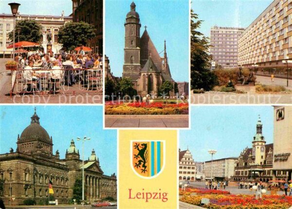 Leipzig Naschmarkt Alte Handelsbörse Thomaskirc