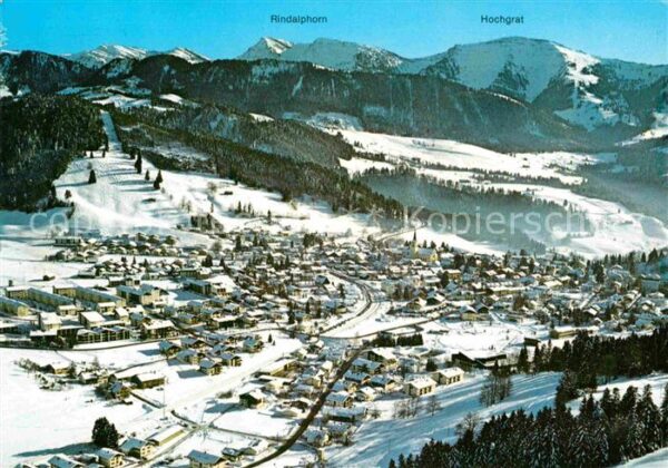 Oberstaufen Panorama Schrothkurort und Wintersportp