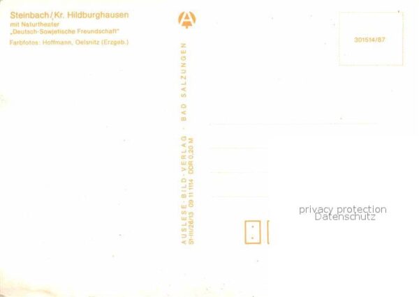 Steinbach Schleusegrund Teilansichten mit Naturtheater Deutsch – Bild 2
