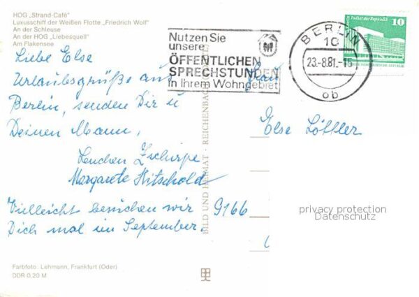 Woltersdorf Erkner HOG Strandcafe Luxusschiff Weisse Flott – Bild 2