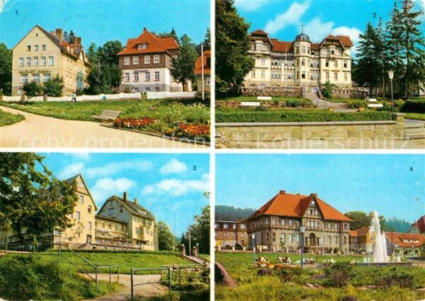 Schierke Harz Kurpark FDGB Erholungsheime Franz Mehri