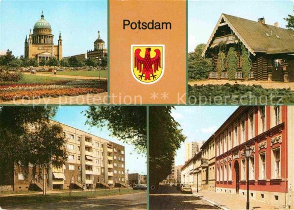 Potsdam Alter Markt Nikolaikirche Russische Kol