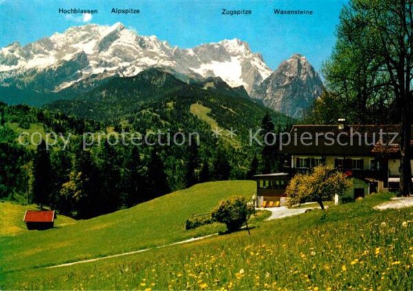 Garmisch-Partenkirchen Berggasthof Gschwantnerbauer Wetterstei