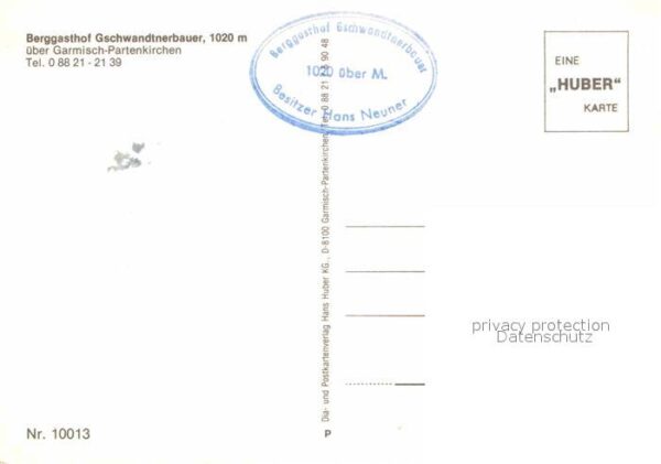 Garmisch-Partenkirchen Berggasthof Gschwantnerbauer Wetterstei – Bild 2