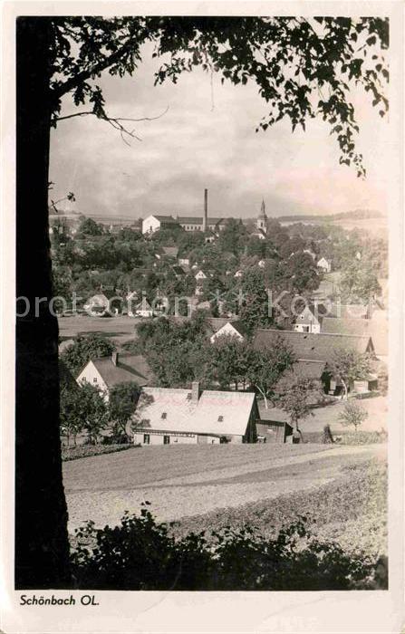 Schoenbach Sachsen Teilansicht