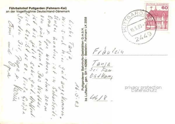 Puttgarden Fliegeraufnahme Fährbahnhof – Bild 2