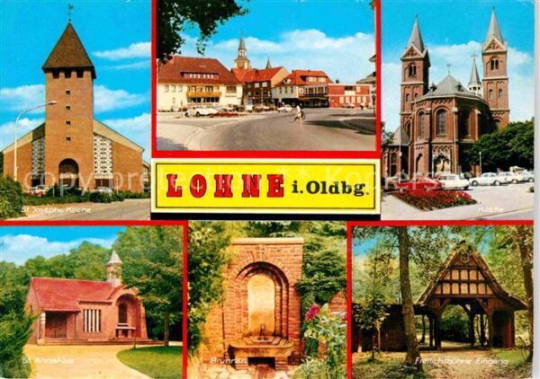 Lohne Kirche Brunnen Freilichtbühne Sankt Jos