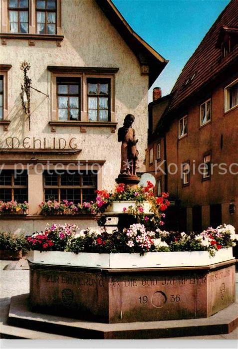 Lohr Main Märchenbrunnen beim Rathaus