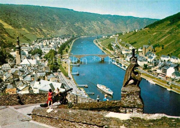 Cochem Mosel Blick von der Burg