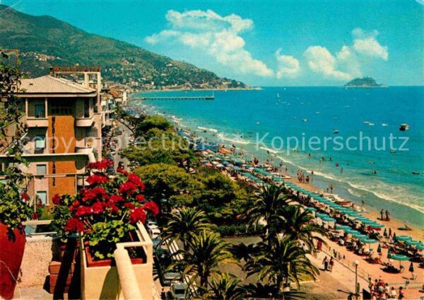 ALASSIO Savona Liguria IT Meerpromenade